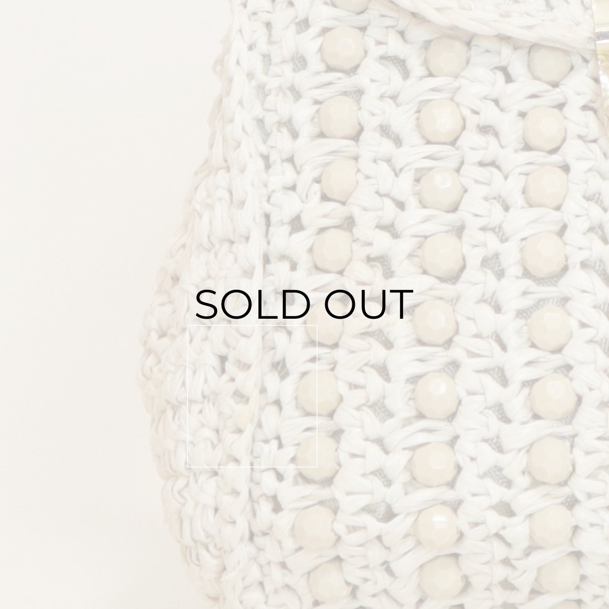 画像9: 60's RAFFIA BEADED MINI BAG "Made in ITALY" (9)