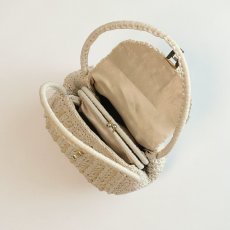 画像5: 60's RAFFIA BEADED MINI BAG "Made in ITALY" (5)