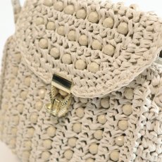 画像6: 60's RAFFIA BEADED MINI BAG "Made in ITALY" (6)