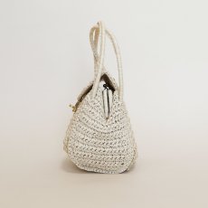 画像2: 60's RAFFIA BEADED MINI BAG "Made in ITALY" (2)