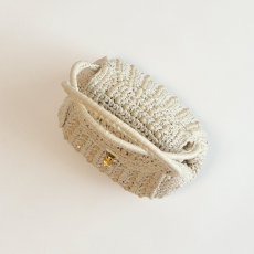 画像4: 60's RAFFIA BEADED MINI BAG "Made in ITALY" (4)
