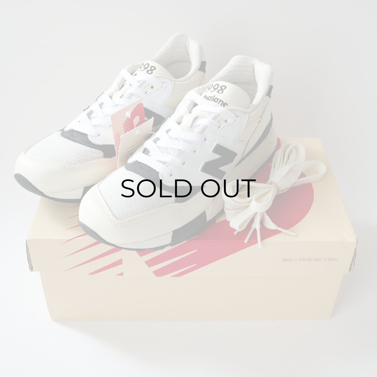 画像14: 【NEW】 NEW BALANCE U998TI RUNNING SHOES "MADE IN USA"【size : 5 1/2 D, 6 1/2 D】 (14)