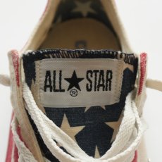 画像7: 〜90's CONVERSE "ALL STAR" COTTON CANVAS "AMERICAN FLAG" PATTERN LOW CUT SHOES "MADE IN USA" 【size : 6 (24cm 程度)】 (7)