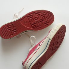 画像4: 〜90's CONVERSE "ALL STAR" COTTON CANVAS "AMERICAN FLAG" PATTERN LOW CUT SHOES "MADE IN USA" 【size : 6 (24cm 程度)】 (4)