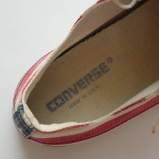 画像6: 〜90's CONVERSE "ALL STAR" COTTON CANVAS "AMERICAN FLAG" PATTERN LOW CUT SHOES "MADE IN USA" 【size : 6 (24cm 程度)】 (6)