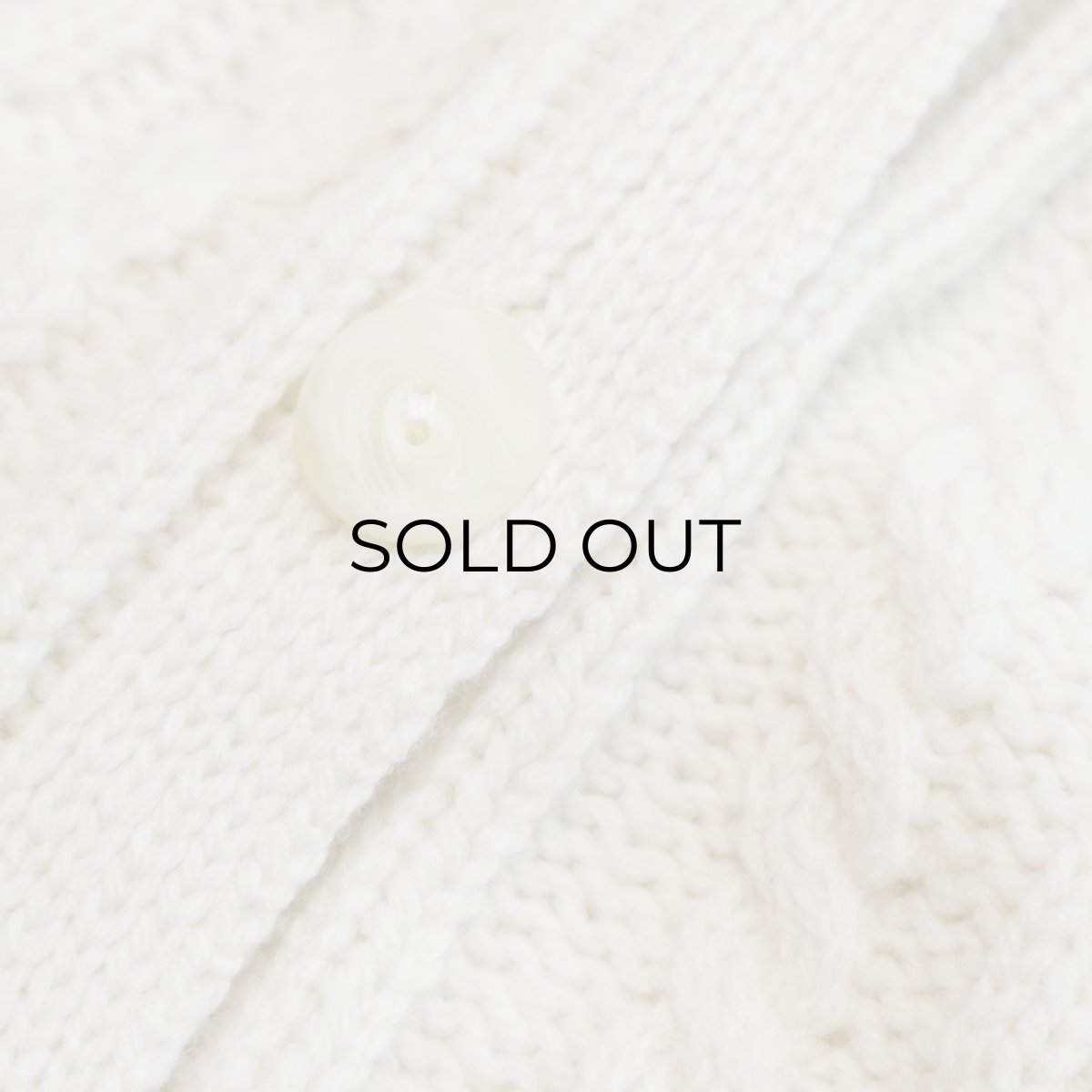 画像8: ARANCRAFTS WOOL HAND KNIT FISHERMAN'S CARDIGAN (8)