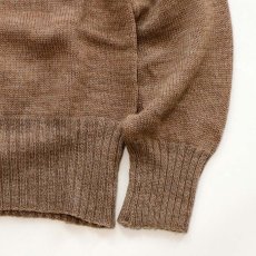 画像4: 〜50's Sportwear WOOL KNIT BOAT NECK SWEATER (4)