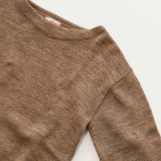 画像3: 〜50's Sportwear WOOL KNIT BOAT NECK SWEATER (3)