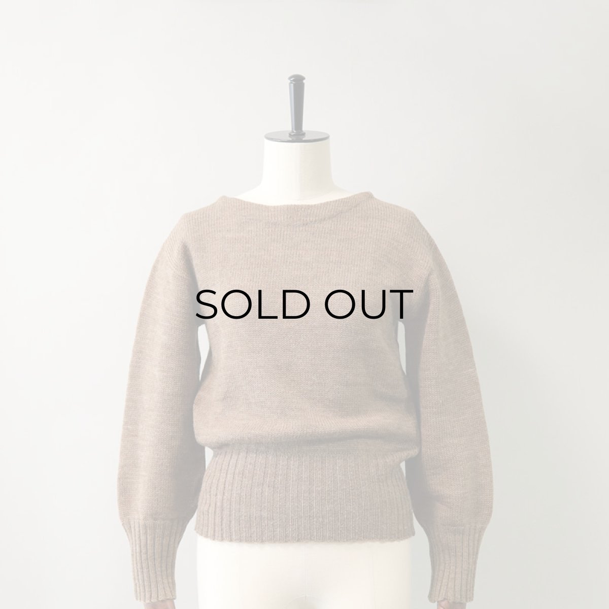 画像6: 〜50's Sportwear WOOL KNIT BOAT NECK SWEATER (6)