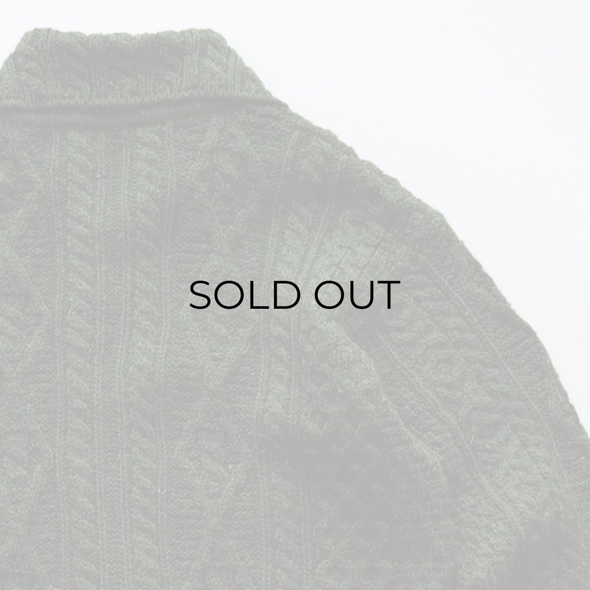 画像5: Kilronan Knitwear WOOL HAND KNIT FISHERMAN'S LONG CARDIGAN "MADE IN IRELAND" (5)