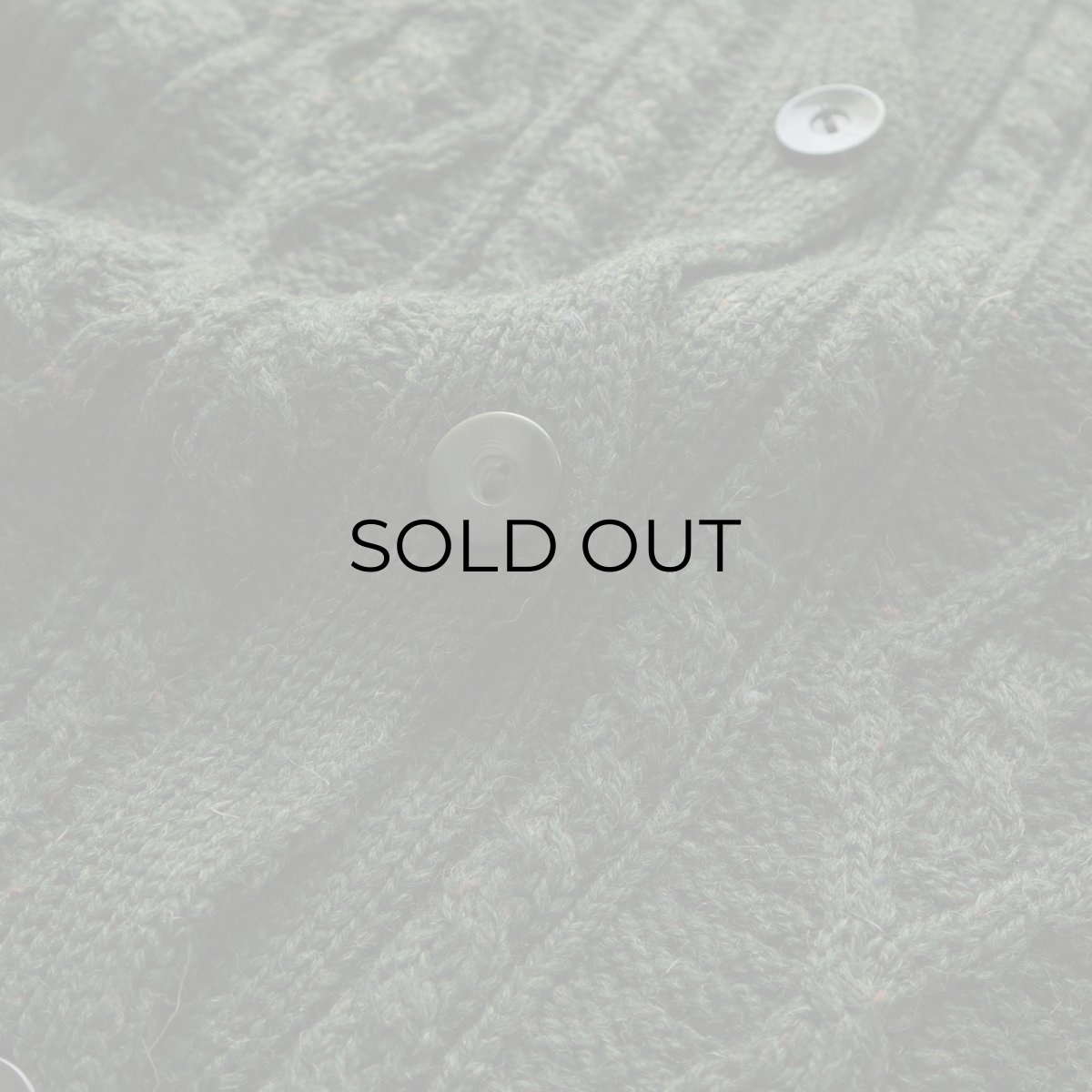 画像8: Kilronan Knitwear WOOL HAND KNIT FISHERMAN'S LONG CARDIGAN "MADE IN IRELAND" (8)