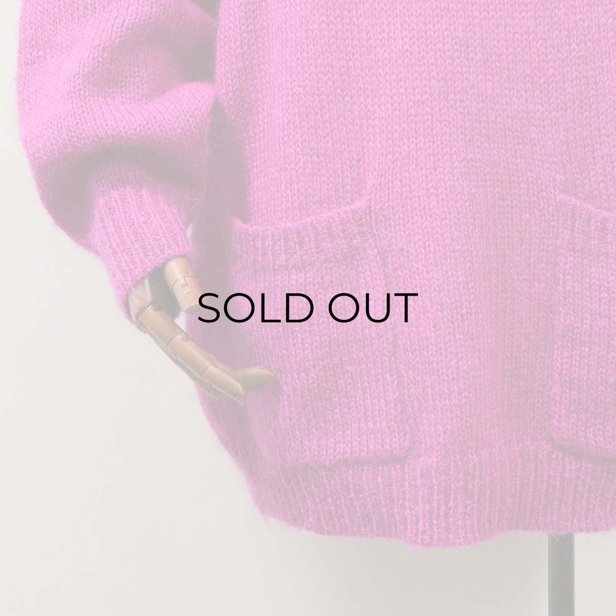 画像6: CASUAL CORNER MOHAIR ACRYLIC KNIT BOTTLE NECK LOOSE SILHOUETTE SWEATER (6)