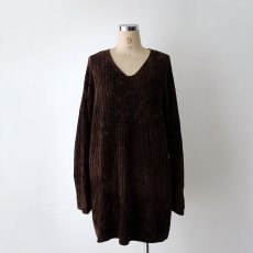画像9: 〜90's CLASSIQUES ENTIER RAYON ACRYLIC VELOUR KNIT V NECK TOP (9)