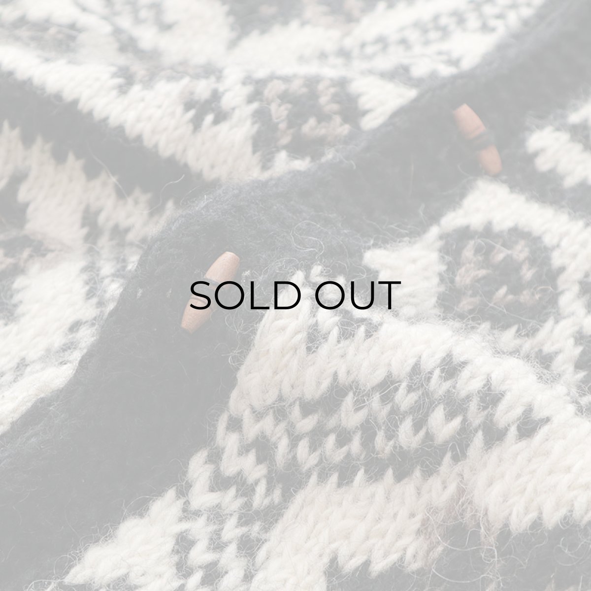 画像7: OLD Nomadic Traders WOOL HAND KNIT CARDIGAN "HAND MADE IN NEPAL" (7)