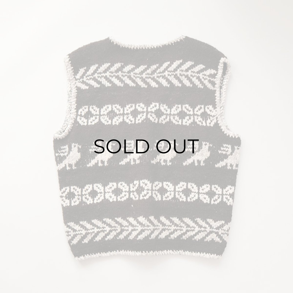 画像8: Signature IMPORTS WOOL HAND KNIT VEST "HAND MADE IN BOLIVIA" (8)