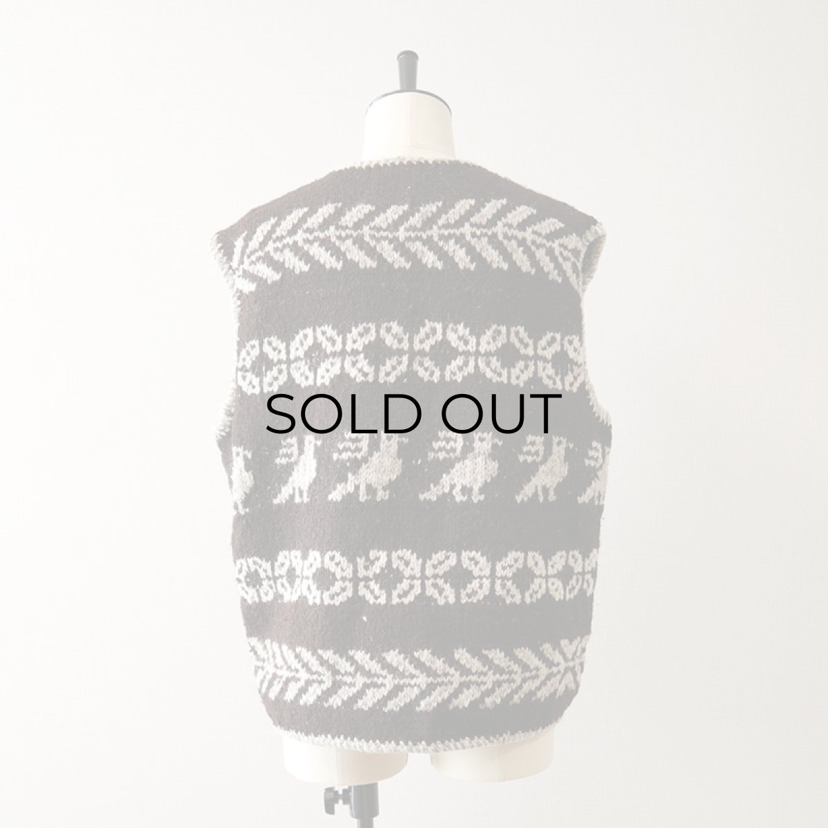 画像4: Signature IMPORTS WOOL HAND KNIT VEST "HAND MADE IN BOLIVIA" (4)