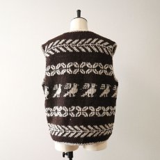 画像4: Signature IMPORTS WOOL HAND KNIT VEST "HAND MADE IN BOLIVIA" (4)