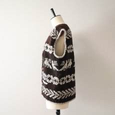 画像3: Signature IMPORTS WOOL HAND KNIT VEST "HAND MADE IN BOLIVIA" (3)