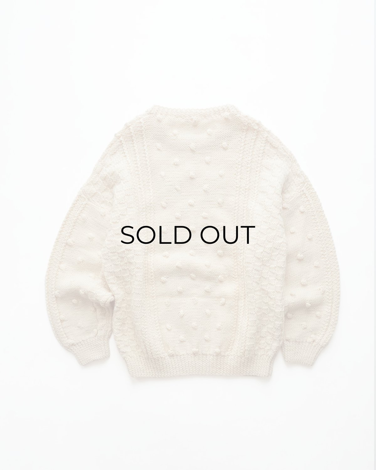 画像2: OLD SALLYBROOK KNITWEAR WOOL HAND KNIT IRISH SWEATER "HANDKNITTED IN IRELAND" (2)