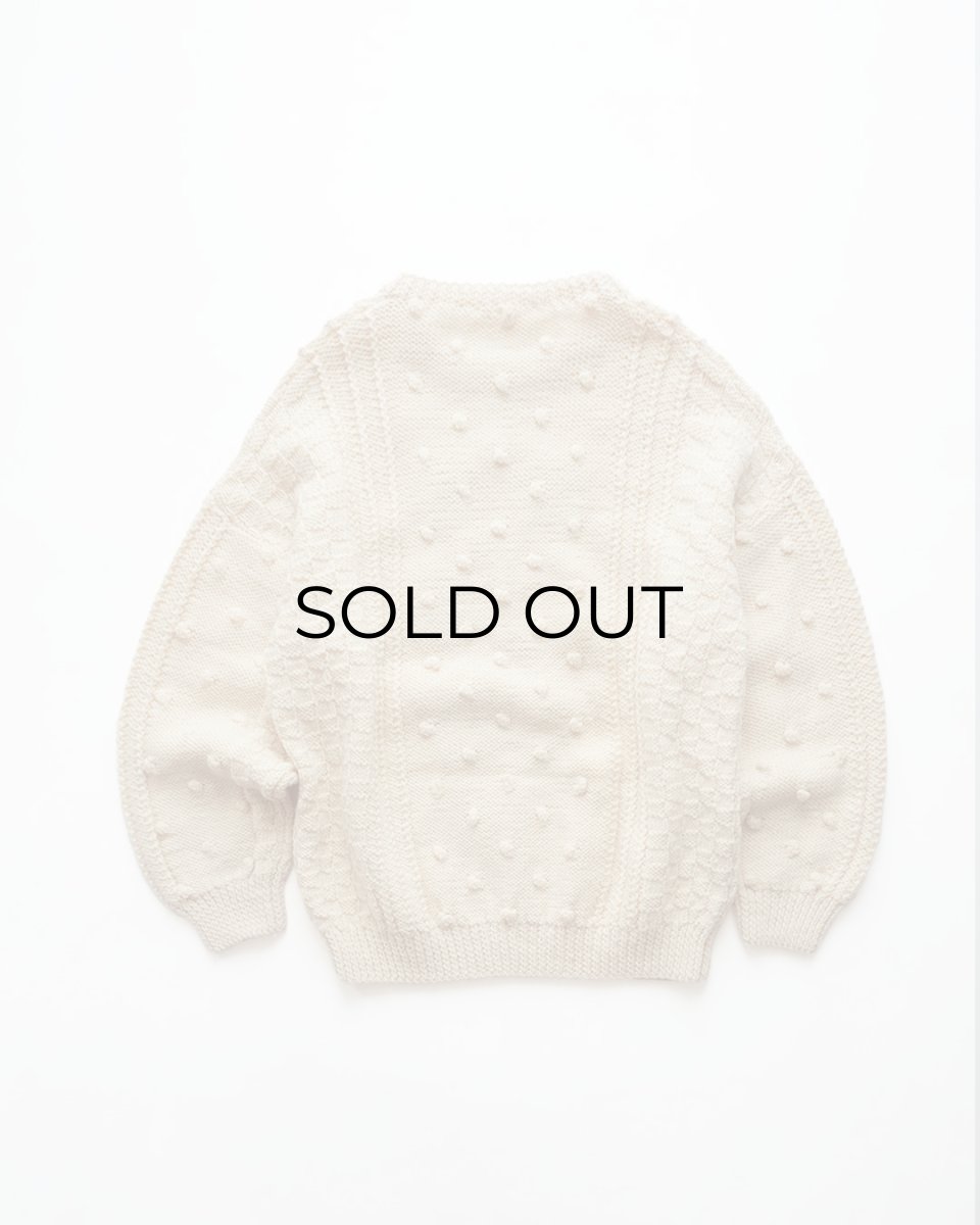 画像2: OLD SALLYBROOK KNITWEAR WOOL HAND KNIT IRISH SWEATER "HANDKNITTED IN IRELAND" (2)