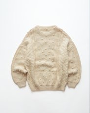 画像2: OLD SALLYBROOK KNITWEAR WOOL HAND KNIT IRISH SWEATER "HANDKNITTED IN IRELAND" (2)