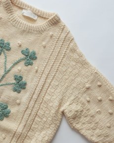 画像3: OLD SALLYBROOK KNITWEAR WOOL HAND KNIT IRISH SWEATER "HANDKNITTED IN IRELAND" (3)