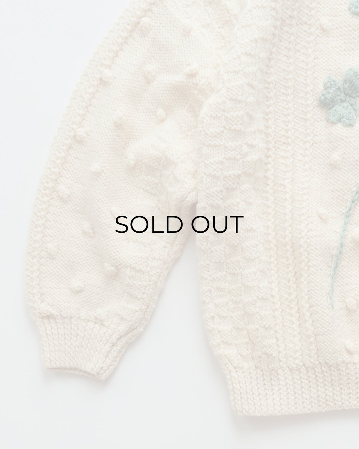 画像4: OLD SALLYBROOK KNITWEAR WOOL HAND KNIT IRISH SWEATER "HANDKNITTED IN IRELAND" (4)