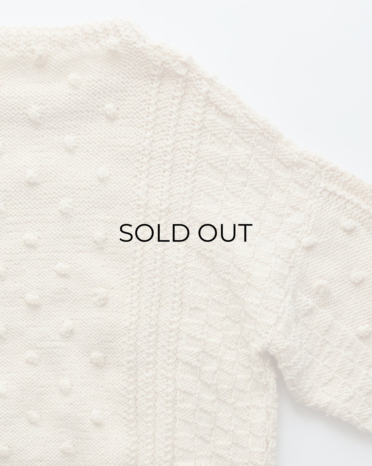 画像5: OLD SALLYBROOK KNITWEAR WOOL HAND KNIT IRISH SWEATER "HANDKNITTED IN IRELAND" (5)