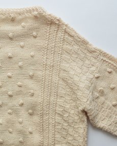 画像5: OLD SALLYBROOK KNITWEAR WOOL HAND KNIT IRISH SWEATER "HANDKNITTED IN IRELAND" (5)
