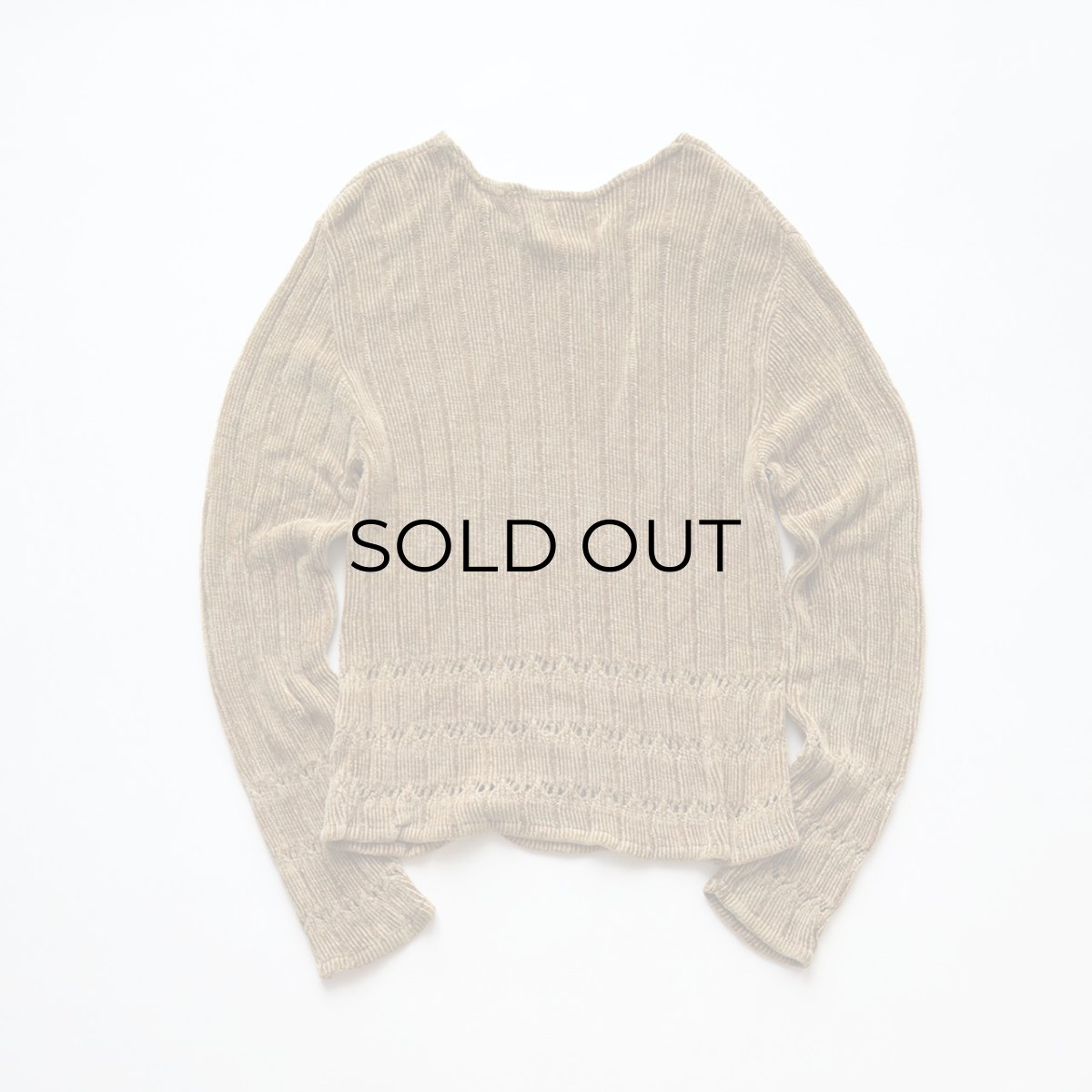 画像2: 80's CLIO RAYON VELOUR KNIT TOP "MADE IN USA" (2)