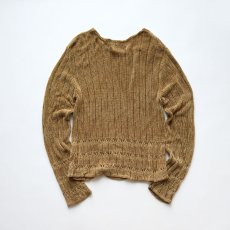 画像2: 80's CLIO RAYON VELOUR KNIT TOP "MADE IN USA" (2)