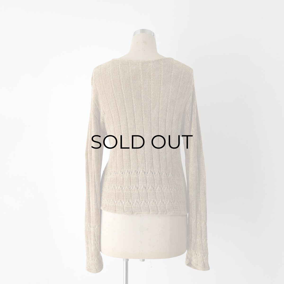 画像14: 80's CLIO RAYON VELOUR KNIT TOP "MADE IN USA" (14)