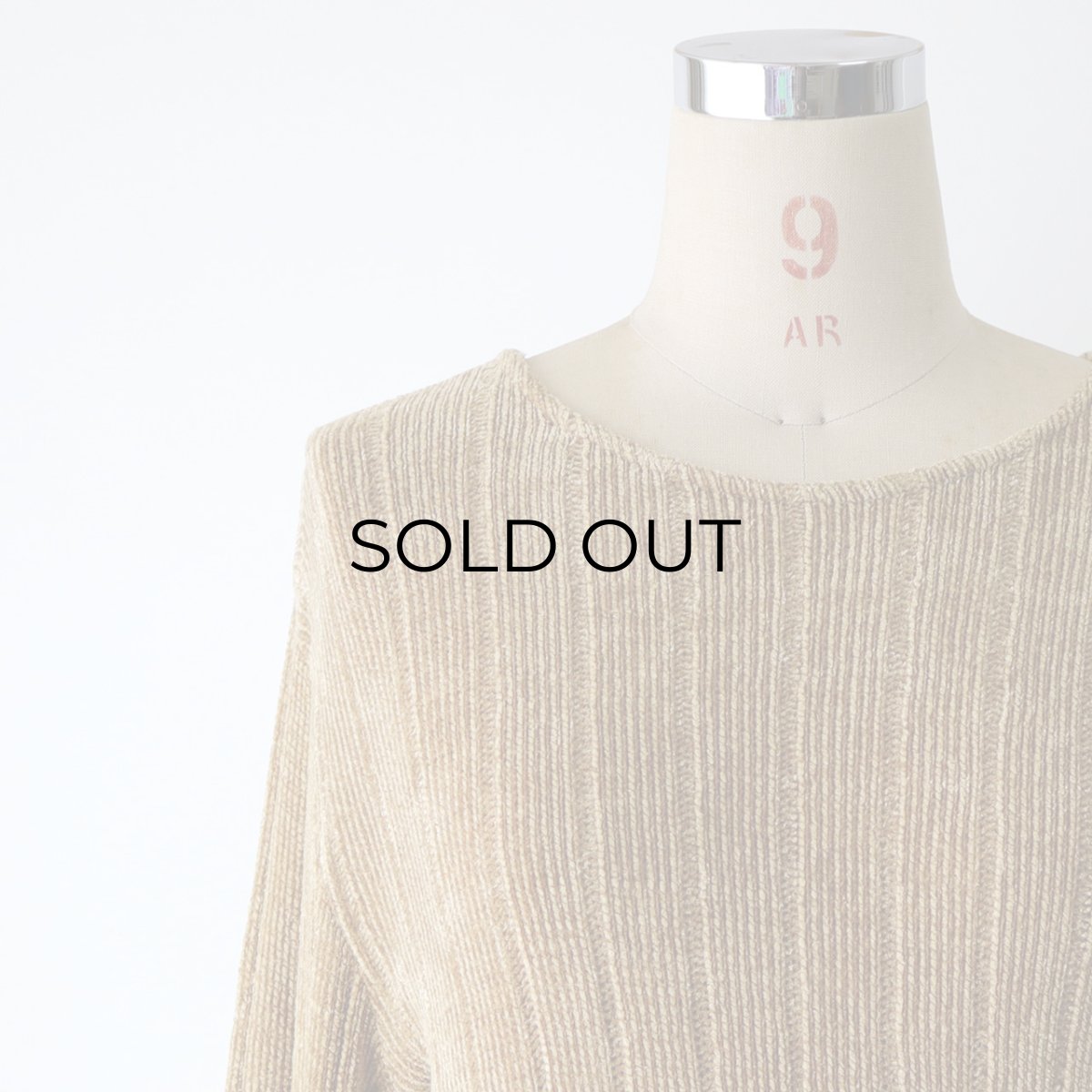 画像10: 80's CLIO RAYON VELOUR KNIT TOP "MADE IN USA" (10)