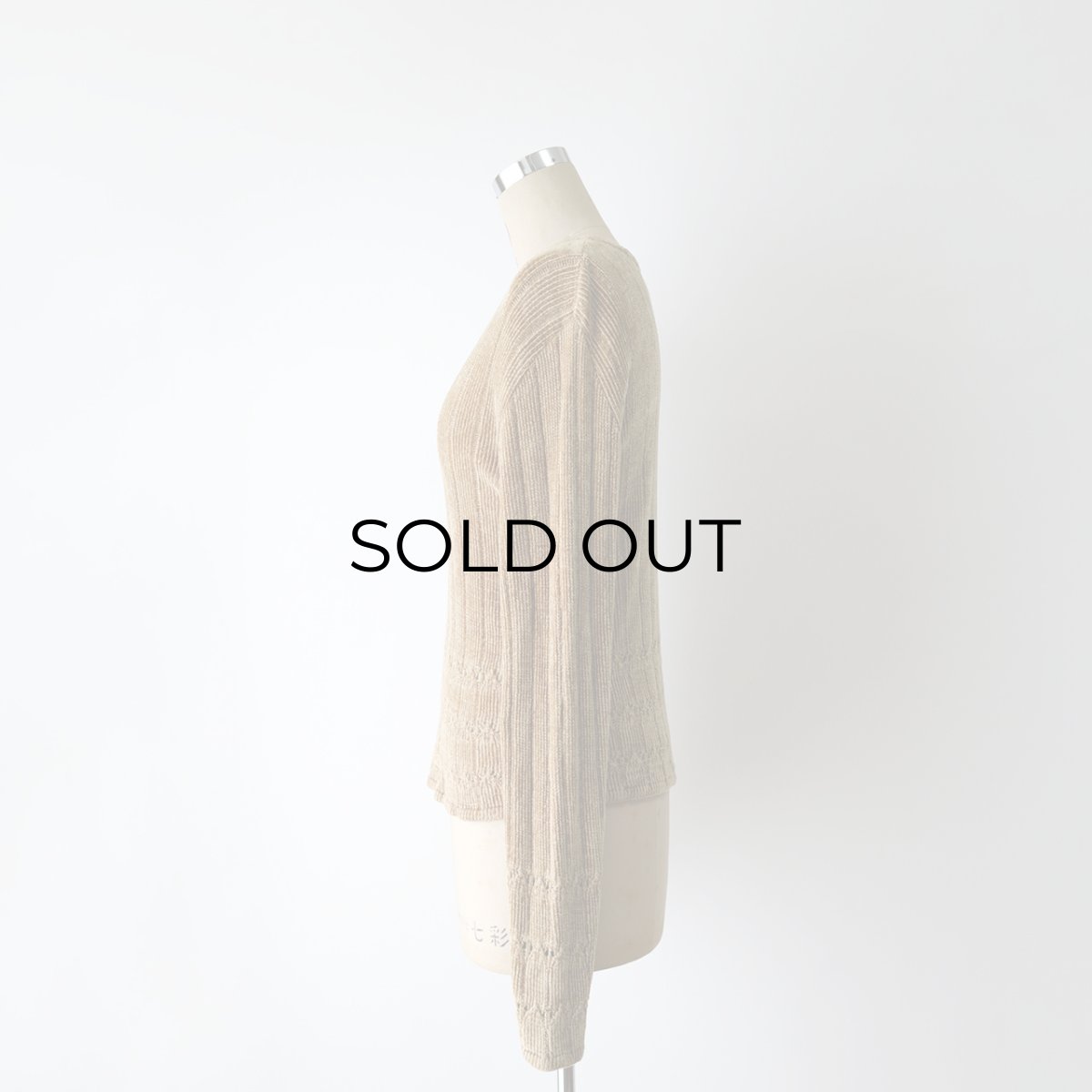 画像13: 80's CLIO RAYON VELOUR KNIT TOP "MADE IN USA" (13)