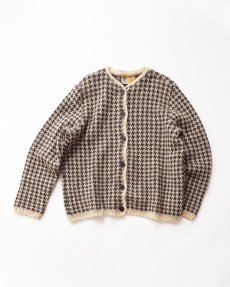 画像1: OLD ICE WEAR  WOOL KNIT ICELANDIC CARDIGAN "MADE IN ICELAND" (1)