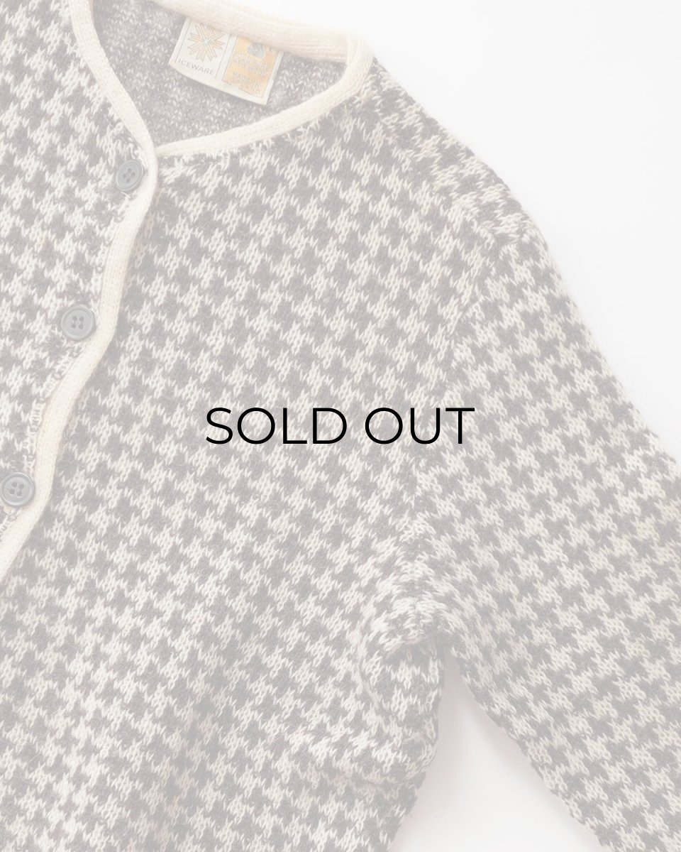 画像3: OLD ICE WEAR  WOOL KNIT ICELANDIC CARDIGAN "MADE IN ICELAND" (3)