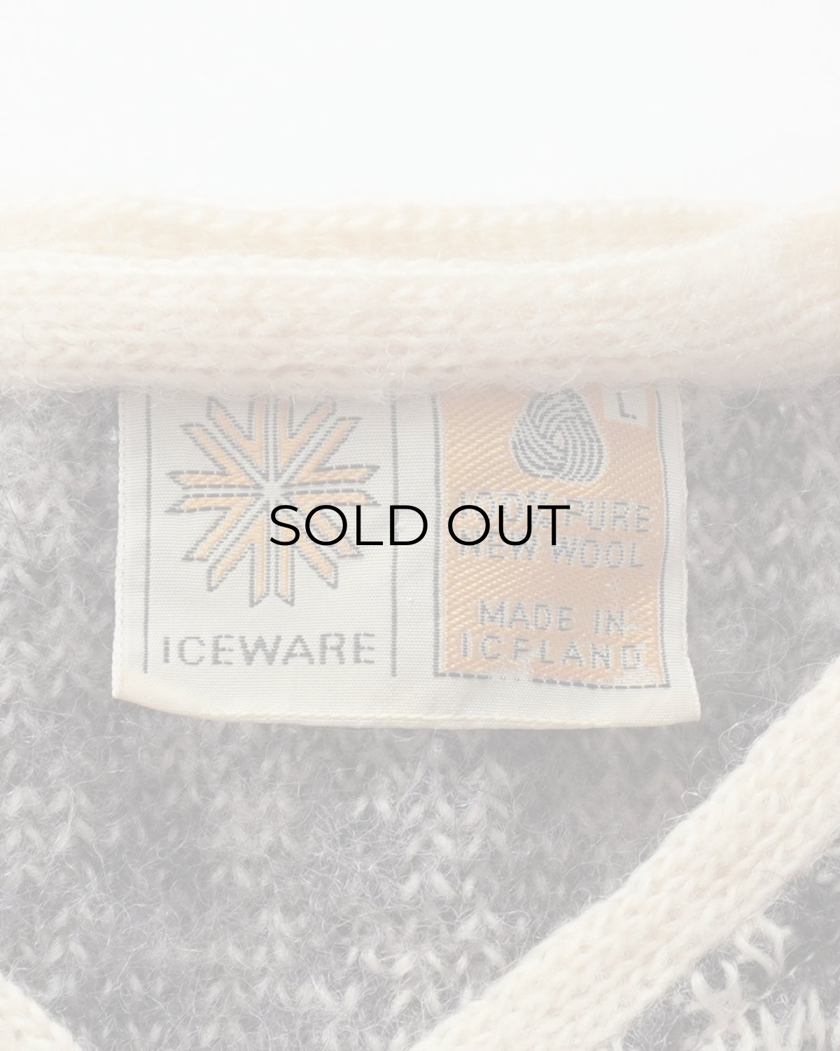 画像6: OLD ICE WEAR  WOOL KNIT ICELANDIC CARDIGAN "MADE IN ICELAND" (6)