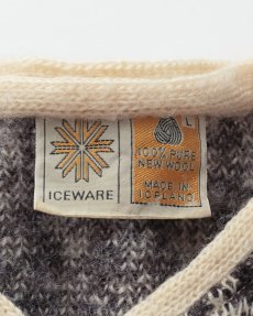 画像6: OLD ICE WEAR  WOOL KNIT ICELANDIC CARDIGAN "MADE IN ICELAND" (6)