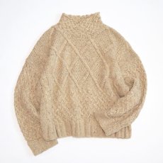 画像1: EXPRESS ANGORA MIX KNIT BOTTLE NECK SWEATER (1)