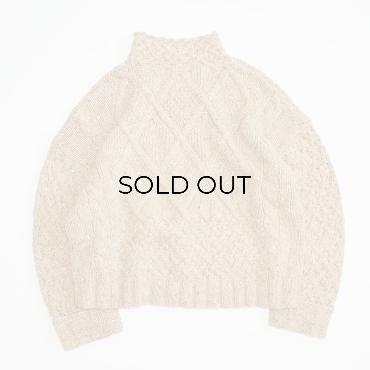 画像2: EXPRESS ANGORA MIX KNIT BOTTLE NECK SWEATER (2)