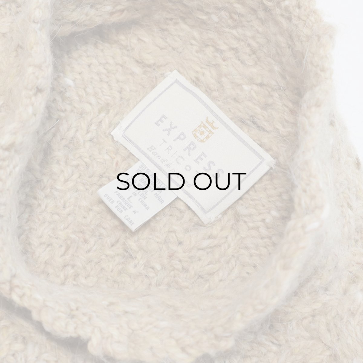 画像6: EXPRESS ANGORA MIX KNIT BOTTLE NECK SWEATER (6)