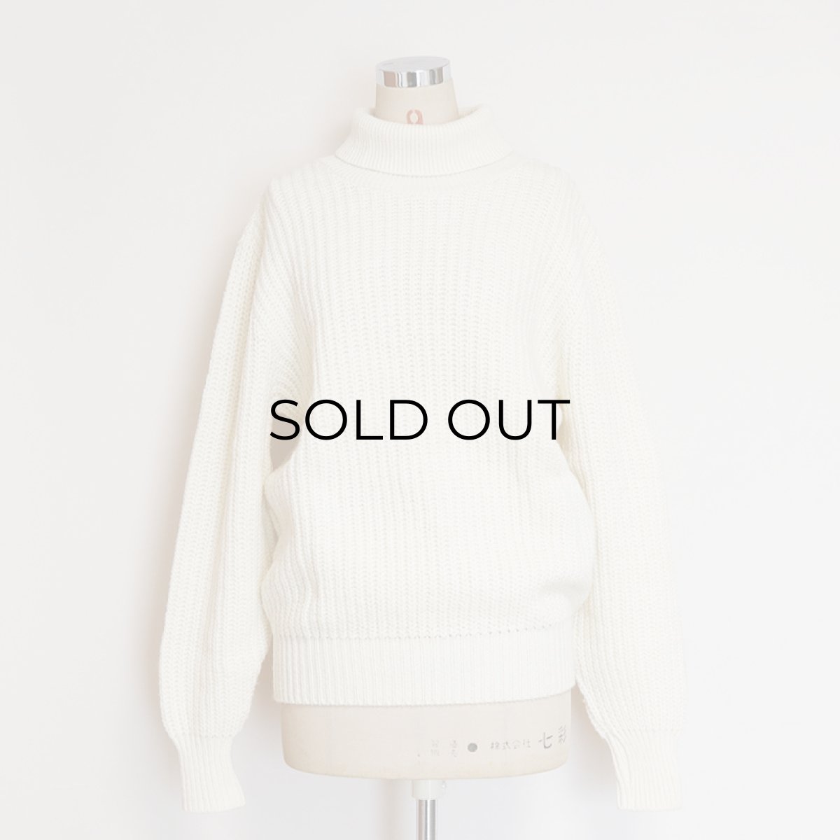 画像7: THE J. PETERMAN CO. WOOL RIB KNIT TURTLE NECK SWEATER (7)