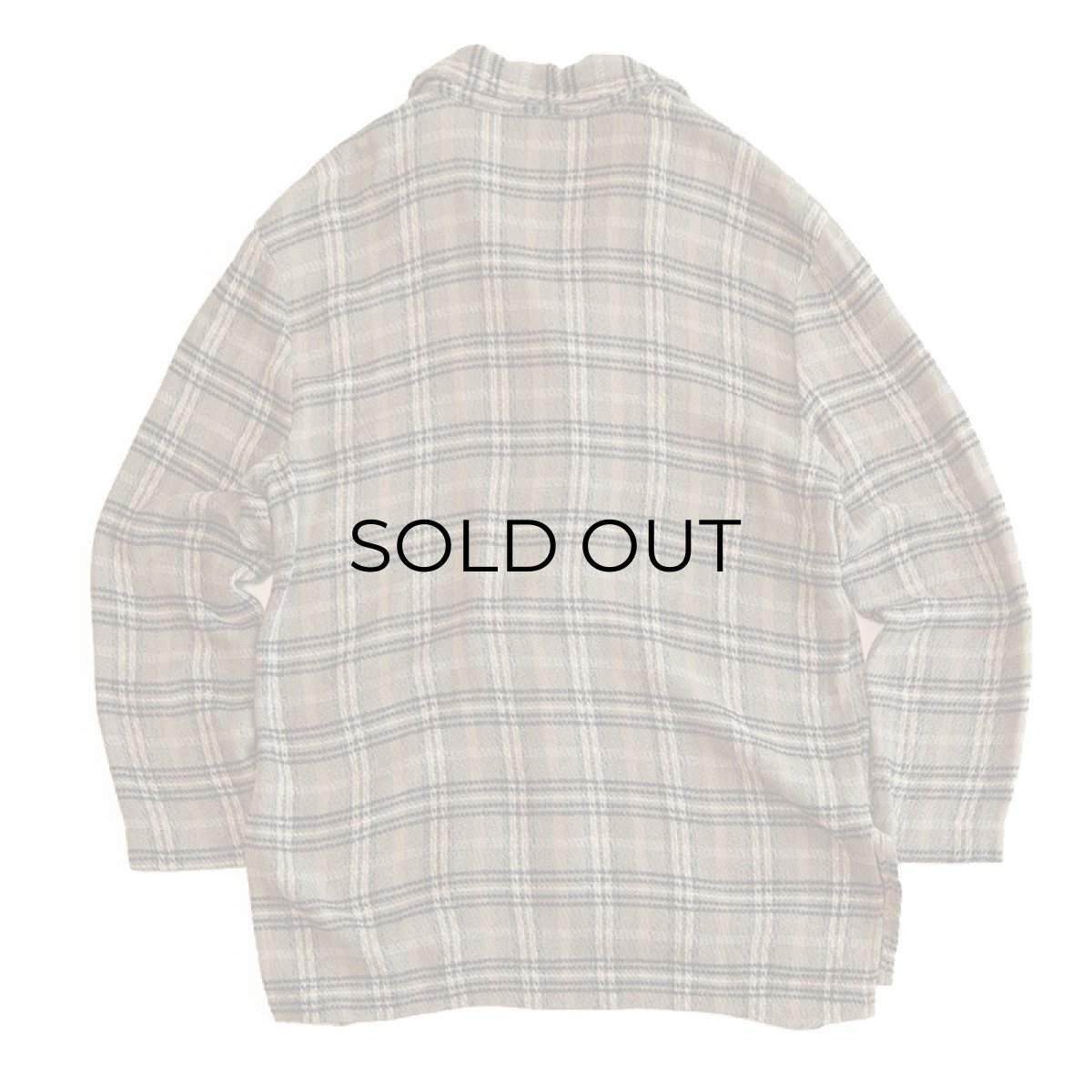 画像3: SHARON ANTHONY RAYON CHECK 3B JACKET (3)