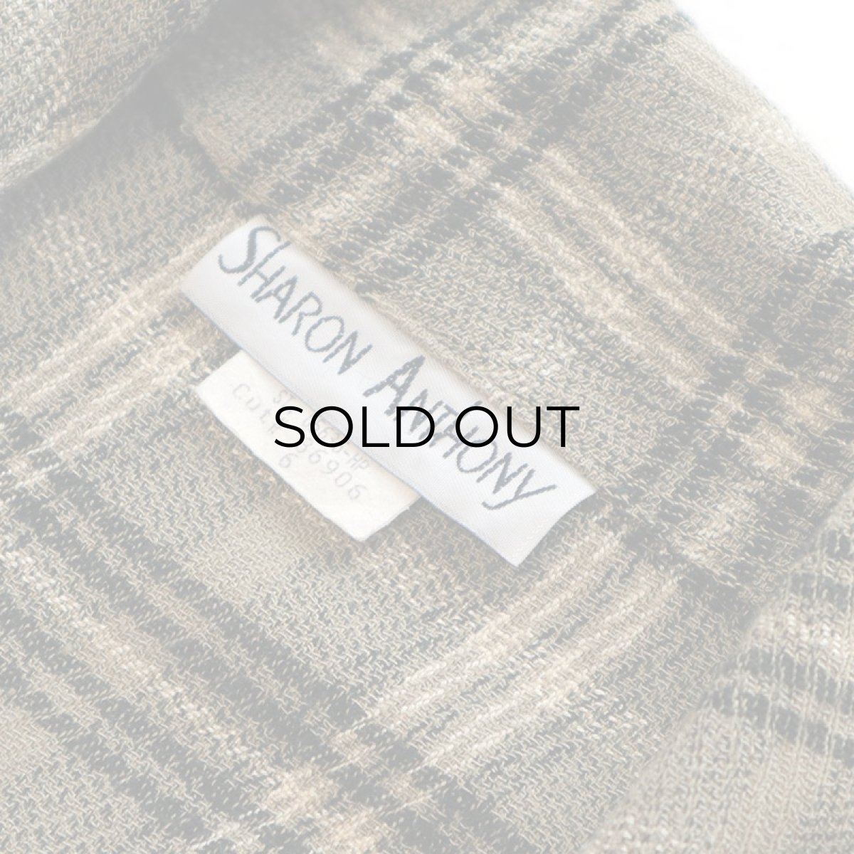 画像5: SHARON ANTHONY RAYON CHECK 3B JACKET (5)