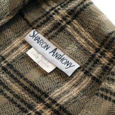 画像5: SHARON ANTHONY RAYON CHECK 3B JACKET (5)