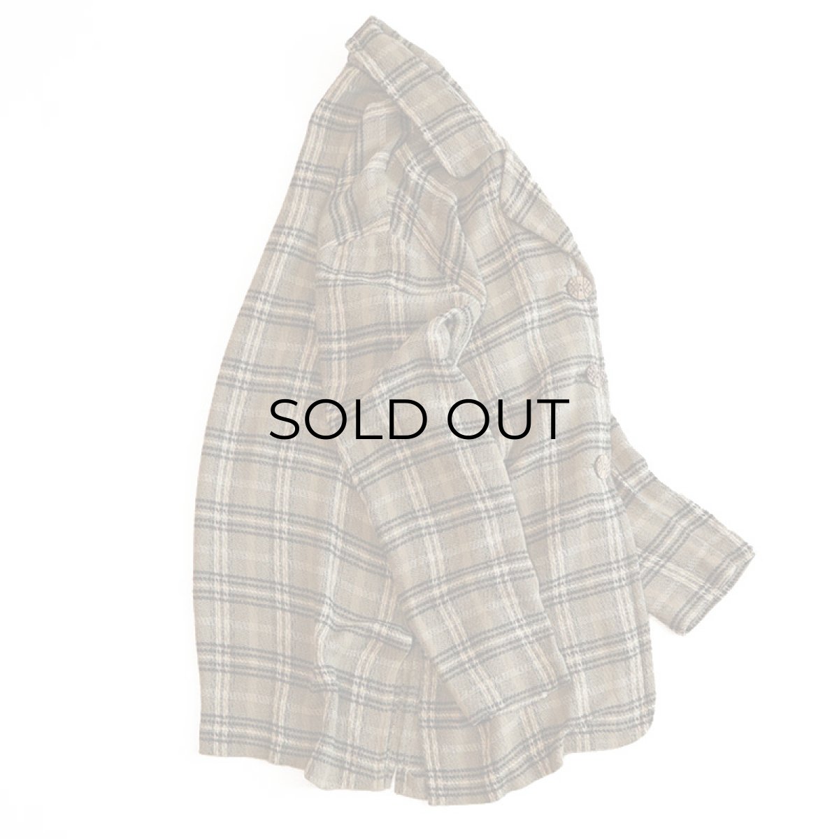 画像2: SHARON ANTHONY RAYON CHECK 3B JACKET (2)