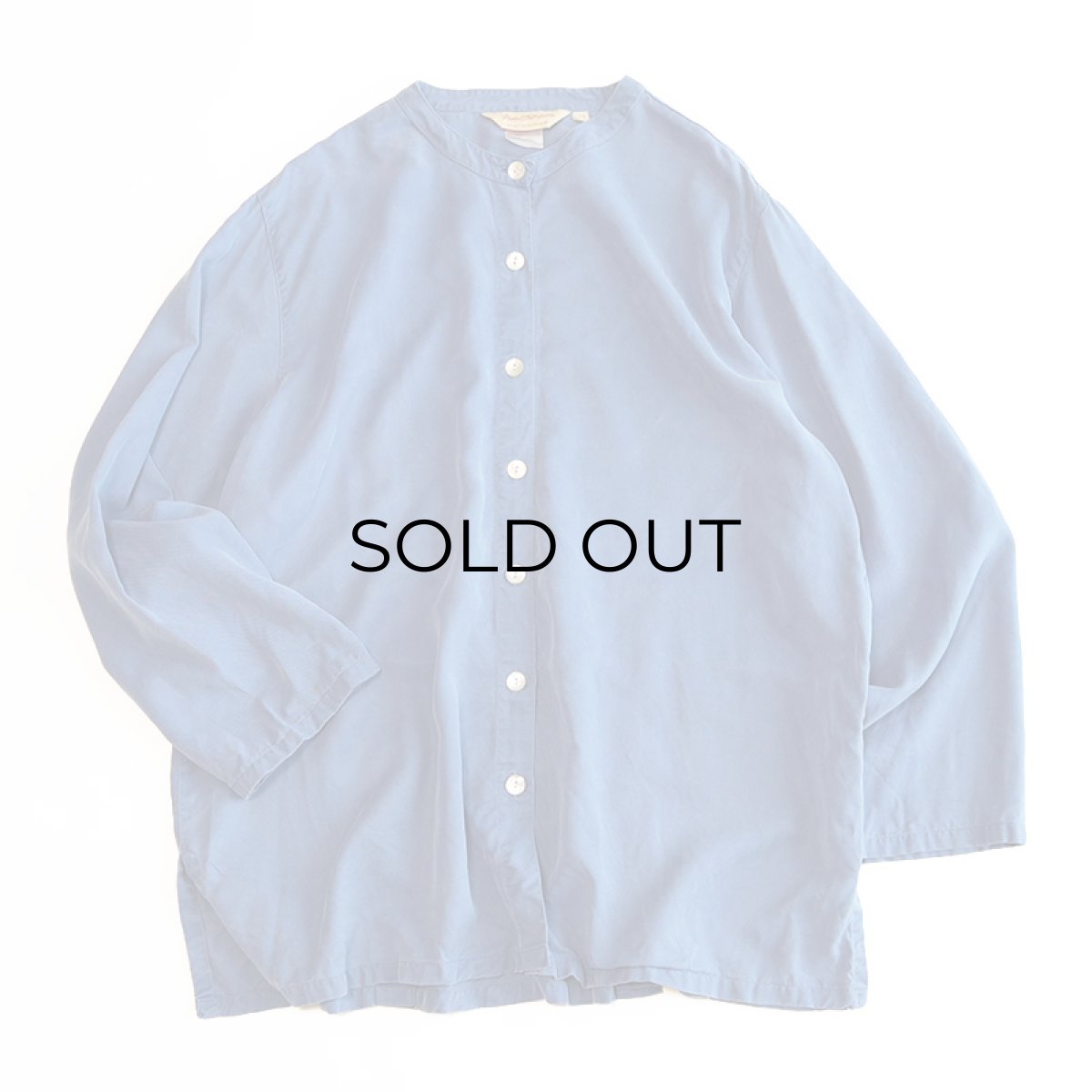 画像1: Norm Thompson TENCEL COLLARLESS JACKET (1)