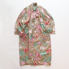 画像1: 80's reyn spooner COTTON ALL OVER PATTERN GOWN (1)