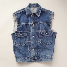 画像1: 50's LEVI'S 507XX "2nd type" DENIM CUT OFF JACKET "ONE SIDE TAG" (1)