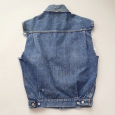 画像3: 50's LEVI'S 507XX "2nd type" DENIM CUT OFF JACKET "ONE SIDE TAG" (3)